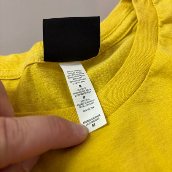 Gorillaz Algorithm Is A Dancer T Shirt Size Medium Men’s Yellow Rap T Music Band - Picture 8 of 8